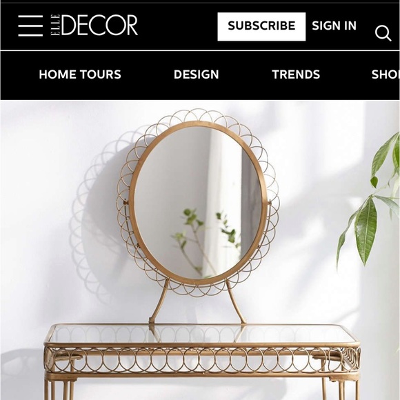 A loop-wire design gives this simple vanity a playful personalitychair included - Picture 2 of 3